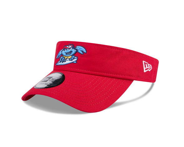 Jersey Shore BlueClaws New Era Red Visor