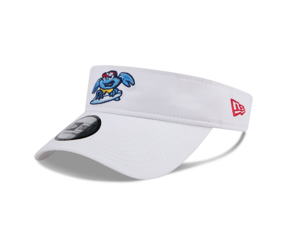 Jersey Shore BlueClaws New Era White Visor