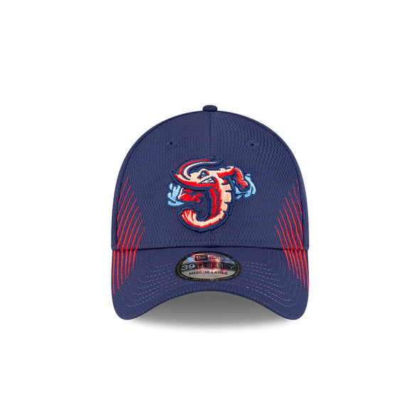 Jacksonville Jumbo Shrimp New Era 2024 Navy Active 39Thirty