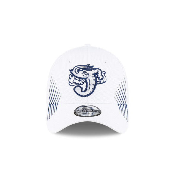 Jacksonville Jumbo Shrimp New Era 2024 White Active 39Thirty