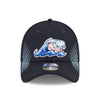 West Michigan Whitecaps New Era Navy Dash/Side Hash Stretch-Fit 39THIRTY Cap