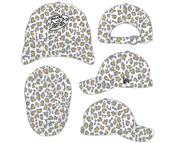 Jersey Shore BlueClaws New Era 9TWENTY Adjustable Leopard Print Cap