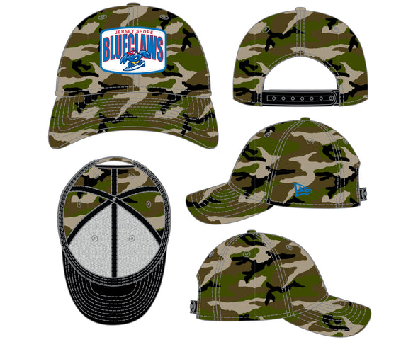 Jersey Shore BlueClaws New Era Camo Print Adjustable Cap