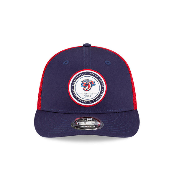 Jacksonville Jumbo Shrimp New Era Low Profile Gameday Trucker 9Fifty