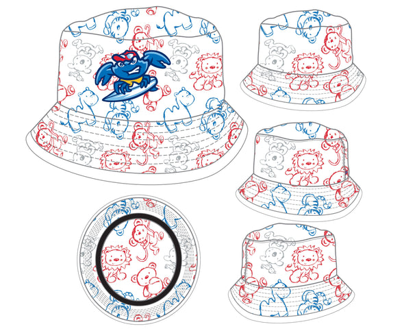 Jersey Shore BlueClaws New Era Kids Bucket Hat