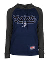 Saints New Era Lightweight Women's Tri-blend Raglan Hoodie