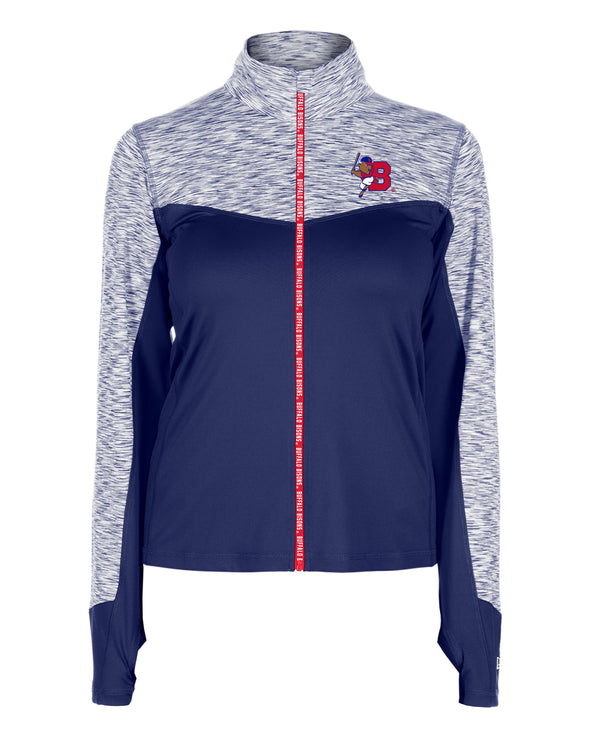 Buffalo Bisons Ladies New Era Active Full Zip