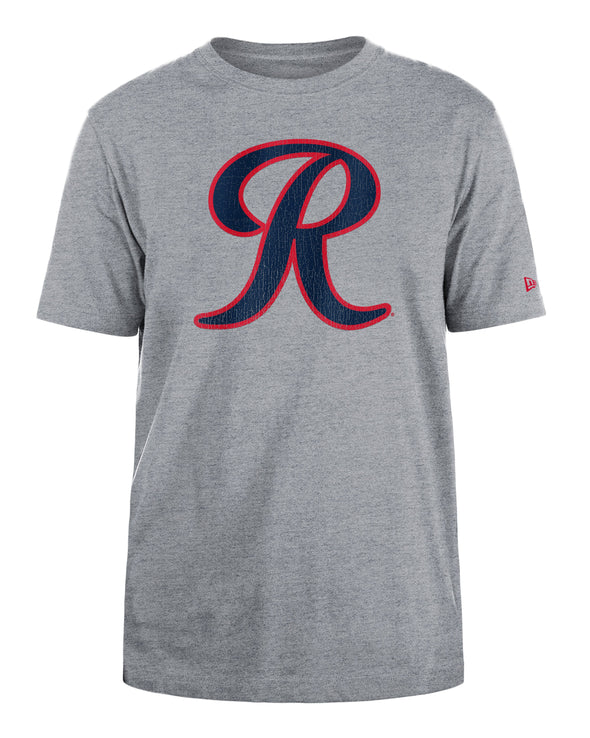 Tacoma Rainiers New Era Gray Crackle R Tee