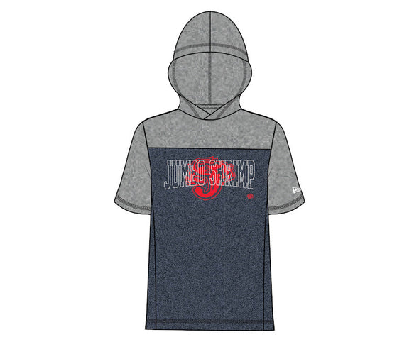 Jacksonville Jumbo Shrimp New Era Active Hoodie T-Shirt