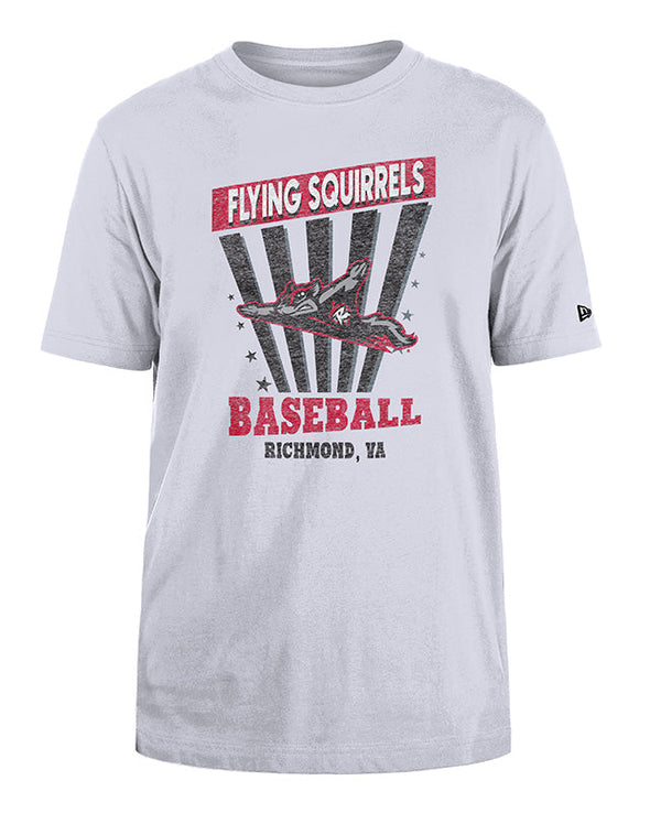 Richmond Flying Squirrels New Era White Tee