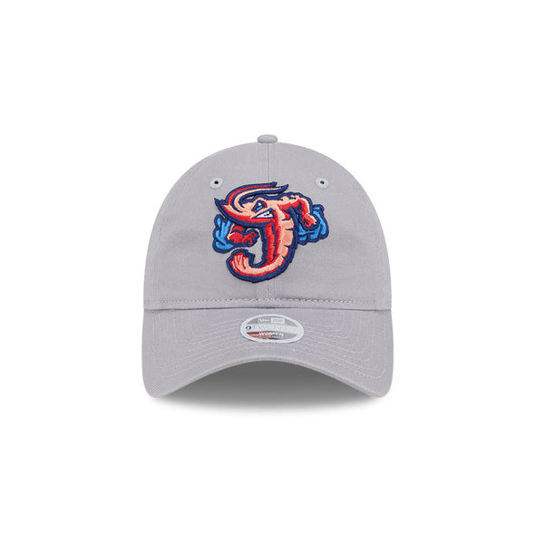 Jacksonville Jumbo Shrimp New Era Women's Gray 9Twenty