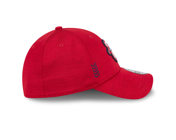 New Era 39Thirty Reading Fightin Phils Stretch Fit Clubhouse Edition Fitted Red F-Fist Hat