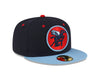 Wichita Wind Surge New Era Navy 2-Tone Alt On-Field 5950 Cap