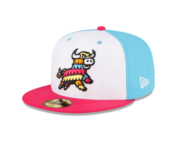 Erie SeaWolves NEC Piñatas Pink/Blue Alt 59FIFTY