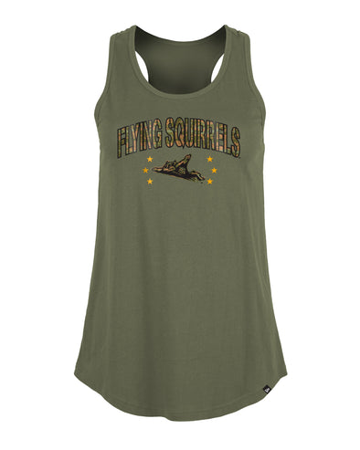 Richmond Flying Squirrels New Era 2024 Armed Forces Day Women's Tank Top