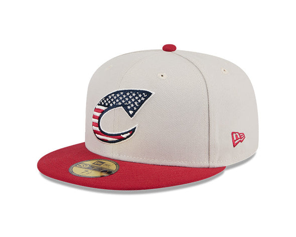 Columbus Clippers New Era 2024 Stars and Stripes Hat