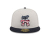 2023 The Asheville Tourists Stars and Stripes New Era Cap 59Fifty