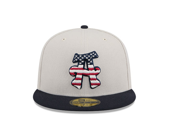 2023 The Asheville Tourists Stars and Stripes New Era Cap 59Fifty