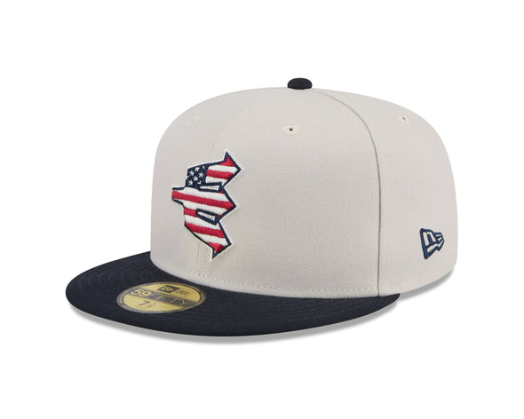 Everett AquaSox 2024 Stars and Stripes 59FIFTY Cap