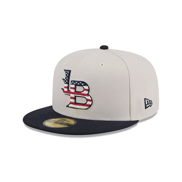 Louisville Bats 2024 4th of July Fitted Cap