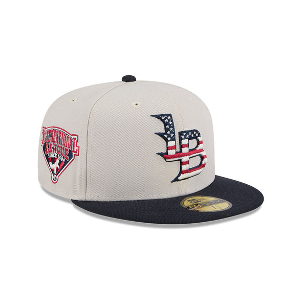 Louisville Bats 2024 4th of July Fitted Cap