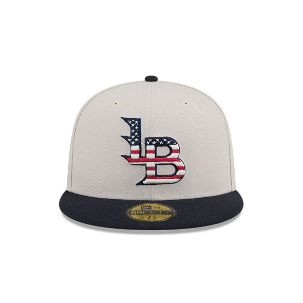 Louisville Bats 2024 4th of July Fitted Cap