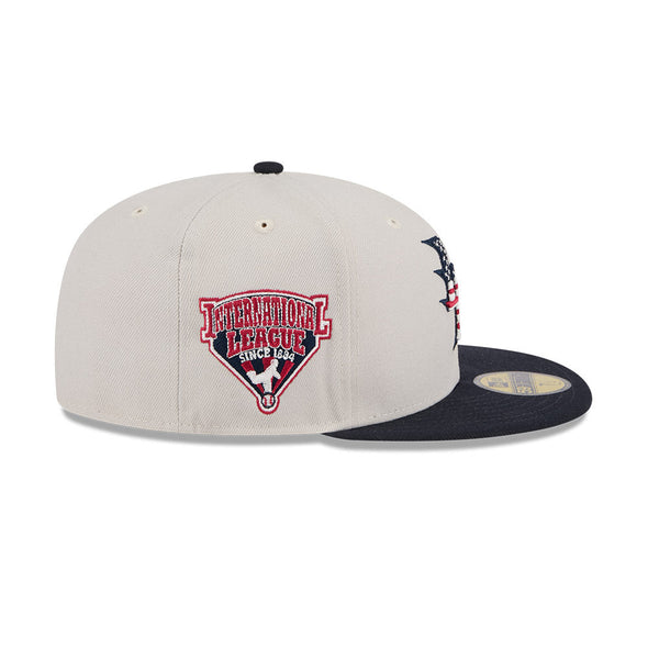 Louisville Bats 2024 4th of July Fitted Cap