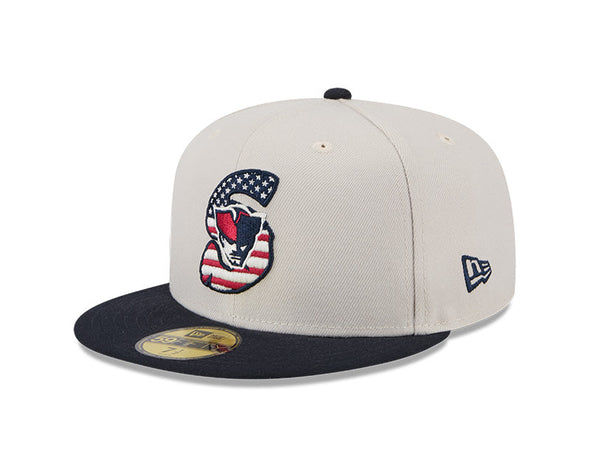 Somerset Patriots 59FIFTY Authentic On-field 2024 4th of July Cap
