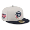 South Bend Cubs New Era 59Fifty Authentic On Field July 4th Fitted Cap