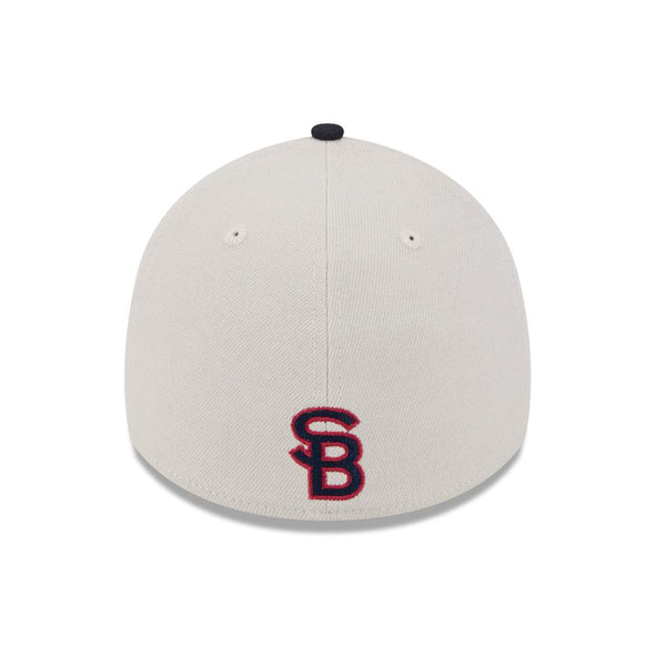 South Bend Cubs New Era 39Thirty Stretch Fit Retired Replica July 4th 2024 Cap