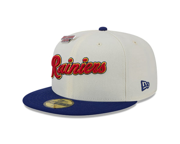 Tacoma Rainiers New Era 59Fifty Chrome Script Big League Chew Cap