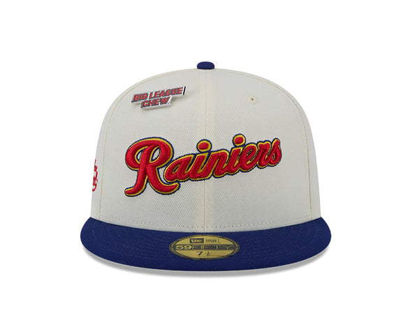 Tacoma Rainiers New Era 59Fifty Chrome Script Big League Chew Cap