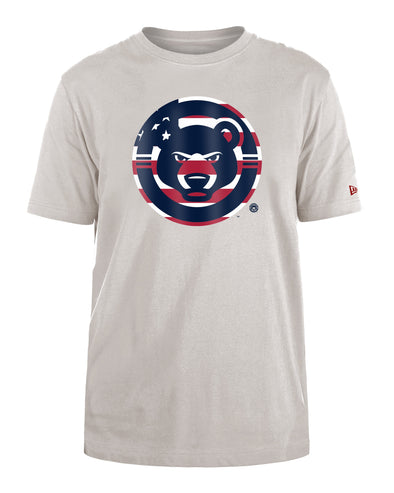 New Era South Bend Cubs July 4th 2024 Tan Men's Tee