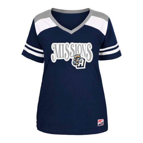 San Antonio Missions Ladies V-Neck T