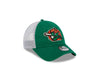 New Era 9Forty Green/White Mesh Block G Cap