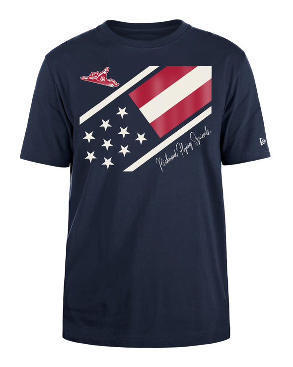 Richmond Flying Squirrels July 4th Navy Tee