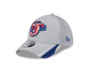 Jacksonville Jumbo Shrimp New Era Gray Linear 39Thirty