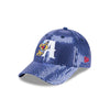 Amarillo Sod Poodles New Era Women's Royal Sequin Lean A 9FORTY Cap