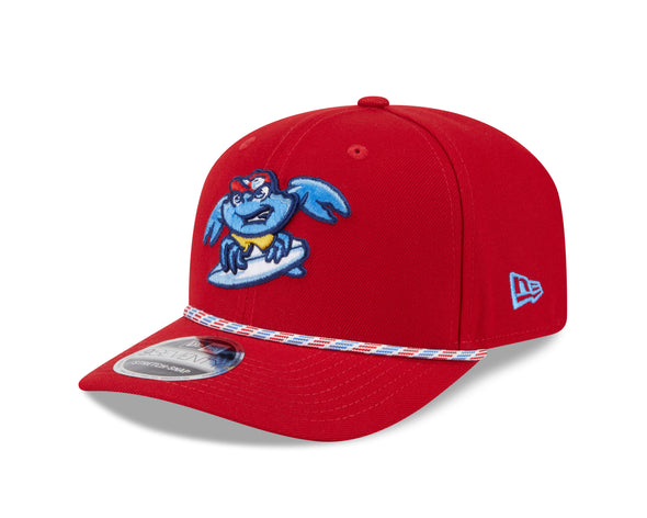 Jersey Shore BlueClaws New Era Red Cap With Rope