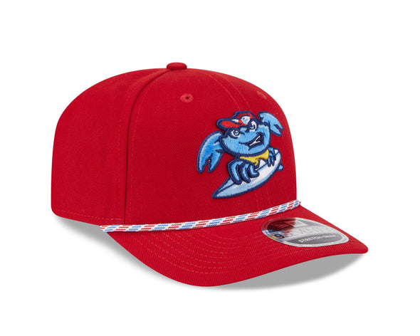 Jersey Shore BlueClaws New Era Red Cap With Rope