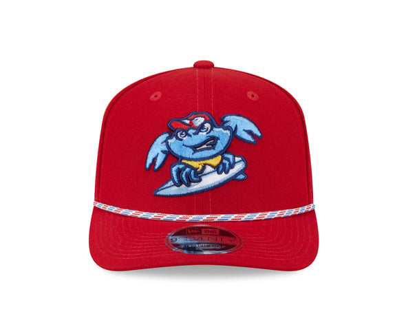 Jersey Shore BlueClaws New Era Red Cap With Rope