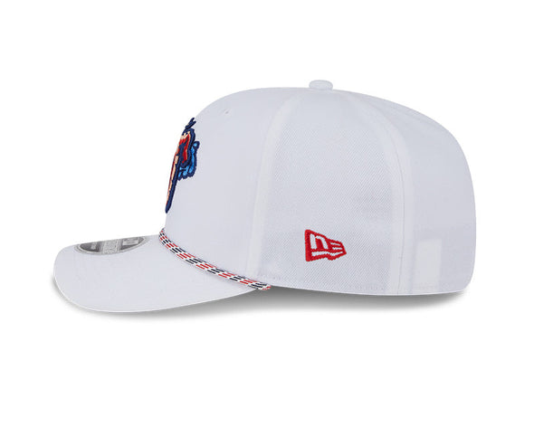 Jacksonville Jumbo Shrimp New Era White Multi Rope 9Seventy Snapback