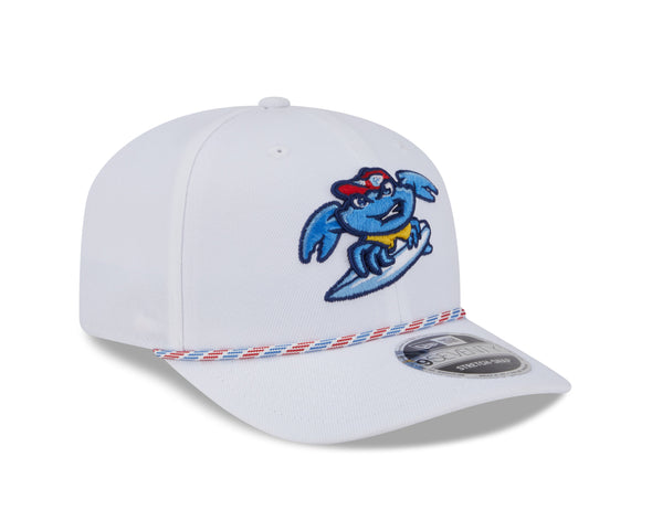 Jersey Shore BlueClaws New Era White Cap With Rope