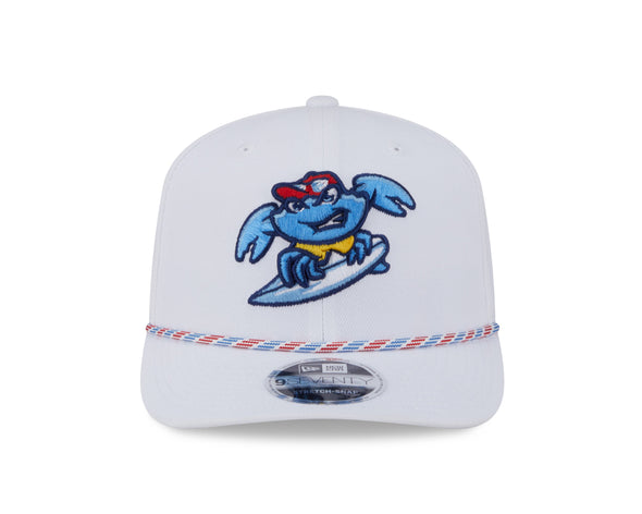 Jersey Shore BlueClaws New Era White Cap With Rope