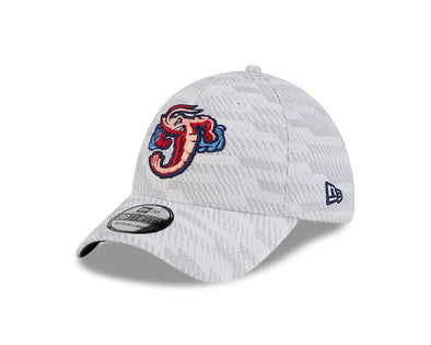 Jacksonville Jumbo Shrimp New Era White Camo 39Thirty