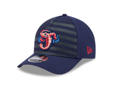 Jacksonville Jumbo Shrimp New Era American Flag 9Forty M-Crown