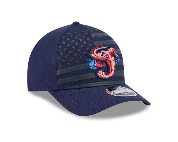 Jacksonville Jumbo Shrimp New Era American Flag 9Forty M-Crown