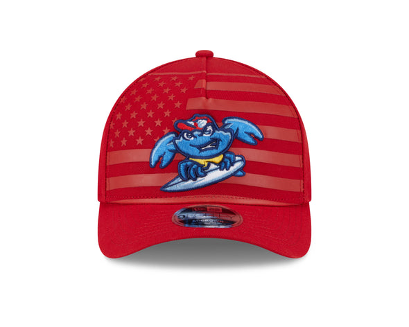 Jersey Shore BlueClaws New Era 9FOURTY Flag Adjustable Cap