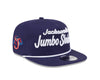 Jacksonville Jumbo Shrimp New Era Team Text Golfer Snapback