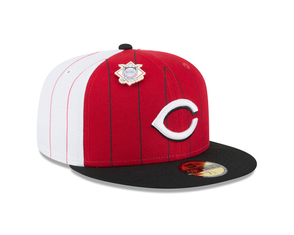 New Era 5950 Reds Pinstripe